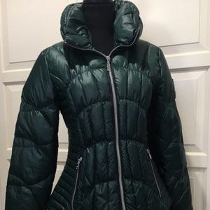 Guess Green Winter Puffer Jacket Size Small